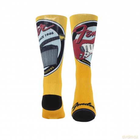 Fender Butterscotch Blonde Socks (One Size) - Dye Sublimation