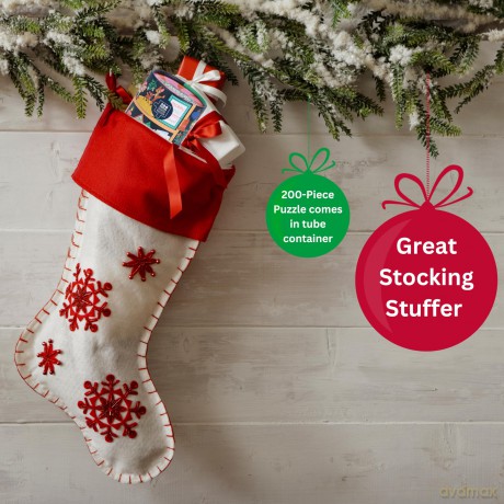 Festive Curiosities 200Piece Jigsaw Puzzle [KSIĄŻKA]