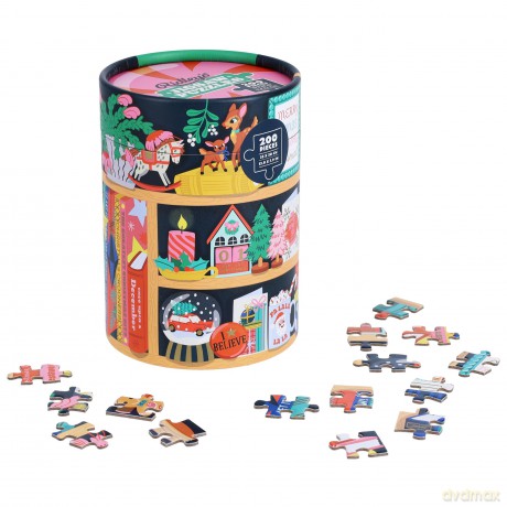 Festive Curiosities 200Piece Jigsaw Puzzle [KSIĄŻKA]