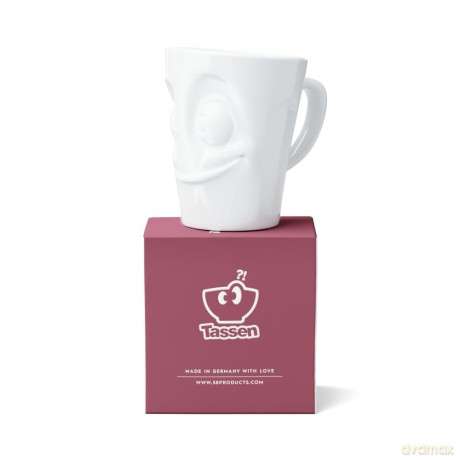 FIFTYEIGHT Henkelbecher 350ml - Lecker w
