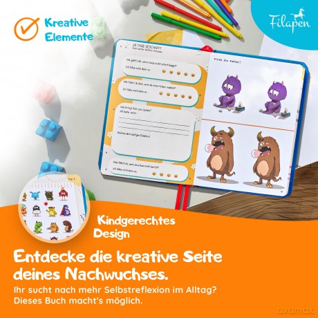 Filapen Gefźhlstagebuch fźr Kinder BlauP10SpielwarenDIVERSE530226986426.99130.05.20260571234 4744