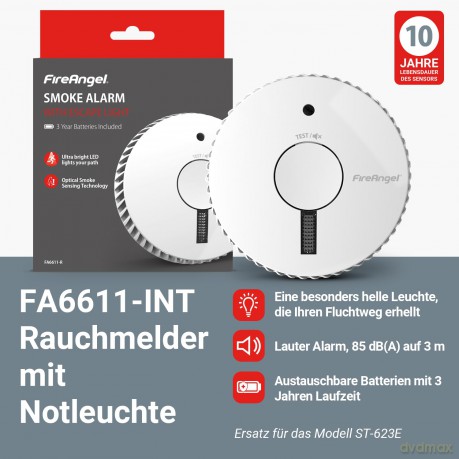 FireAngel Rauchmelder FA-6111-INT EN1460