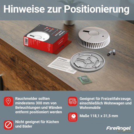 FireAngel Rauchmelder FA-6111-INT EN1460