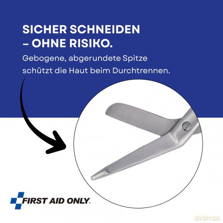 First Aid Only: FIRST AID ONLY Erste-Hilfe-Schere silber