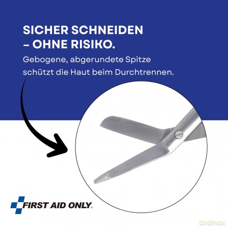 First Aid Only: FIRST AID ONLY Erste-Hilfe-Schere silber