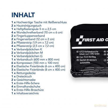 FIRST AID ONLY Erste-Hilfe-Tasche DIN 13