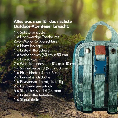FIRST AID ONLY Erste-Hilfe-Tasche Outdoo