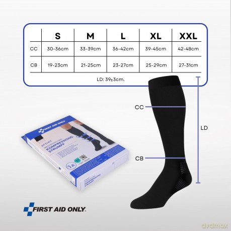 First Aid Only: FIRST AID ONLY Kompressionsstrźmpfe, ges