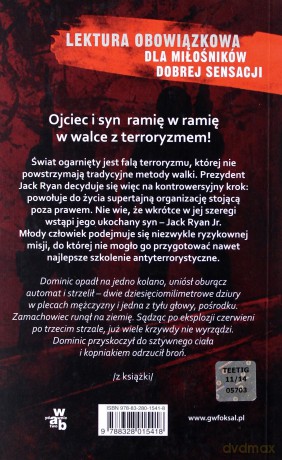 Zęby Tygrysa (pockiet) - Tom Clancy [KSIĄŻKA]