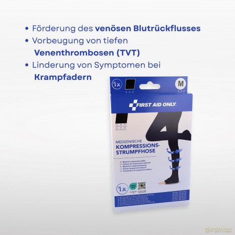 First Aid Only: FIRST AID ONLY Kompressionsstrumpfhose,