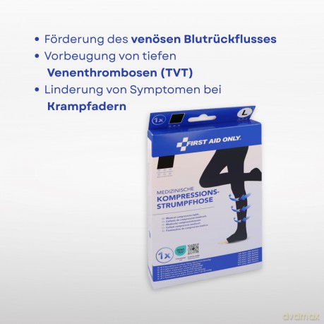 First Aid Only: FIRST AID ONLY Kompressionsstrumpfhose,