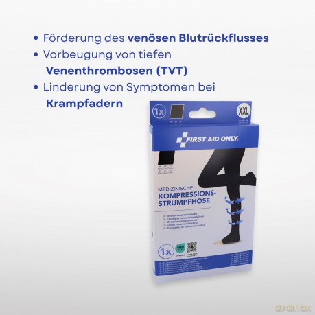 First Aid Only: FIRST AID ONLY Kompressionsstrumpfhose,