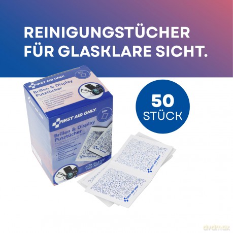 FIRST AID ONLY Brillenputztźcher 1-lagi