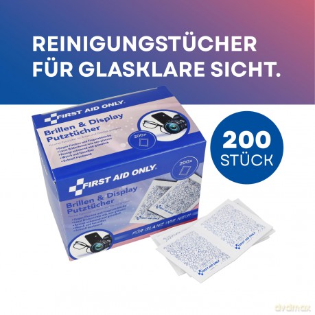 FIRST AID ONLY Brillenputztźcher 1-lagi