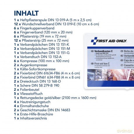 FIRST AID ONLY Verbandskasten C DIN 131