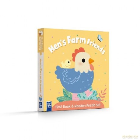 First Book And Wooden Puzzle Chicken [KSIĄŻKA]