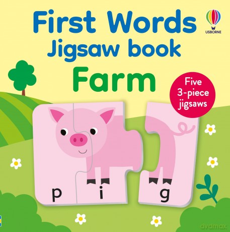 First Words Jigsaw Book Farm [KSIĄŻKA]