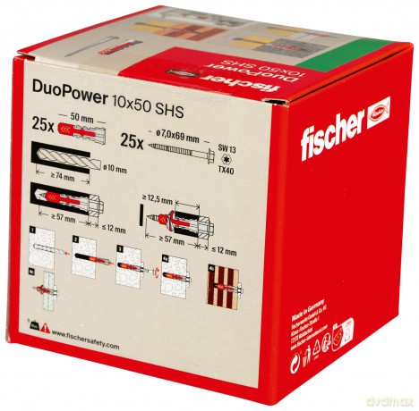 Fischer: fischer DuoPower 10x50 S 2K Dźbel mit Sc