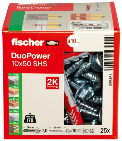 Fischer: fischer DuoPower 10x50 S 2K Dźbel mit Sc