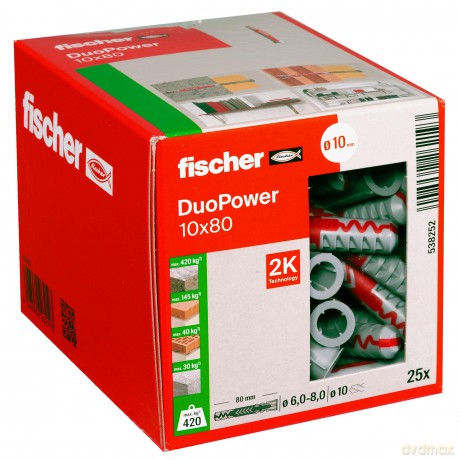 Fischer: fischer DuoPower 10x80 2K Universaldźbel