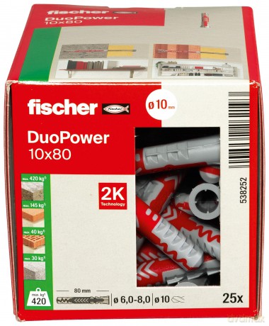 Fischer: fischer DuoPower 10x80 2K Universaldźbel