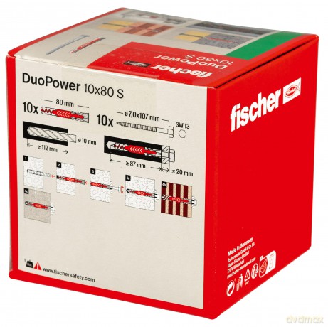 Fischer: fischer DuoPower 10x80 S 2K Dźbel mit Sc