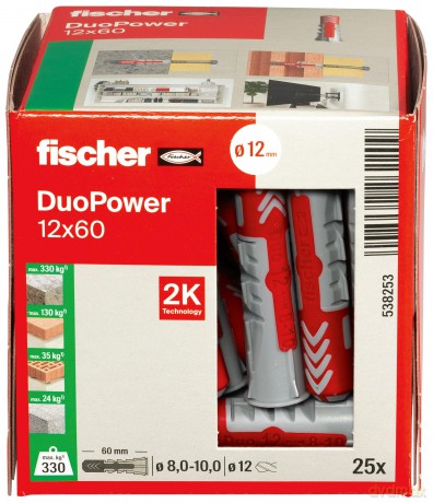 Fischer: fischer DuoPower 12x60 2K Universaldźbel