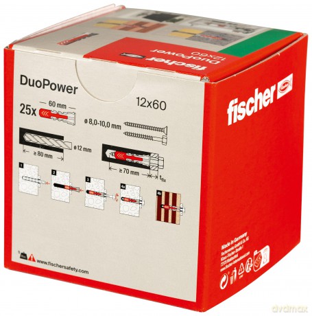 Fischer: fischer DuoPower 12x60 2K Universaldźbel