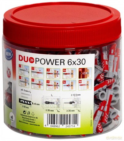 Fischer: fischer DuoPower 6x30 Dose 2K Universald