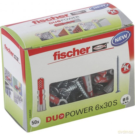 Fischer: fischer DuoPower 6x30 S 2K Dźbel mit Sch