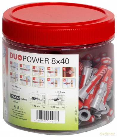 Fischer: fischer DuoPower 8x40 Dose 2K Universald