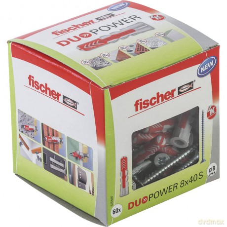 Fischer: fischer DuoPower 8x40 S 2K Dźbel mit Sch
