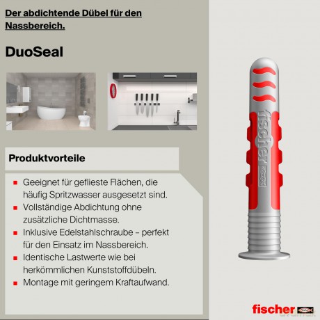 Fischer: fischer DuoSeal 6x38 S PH TX A2 2K Dźbel