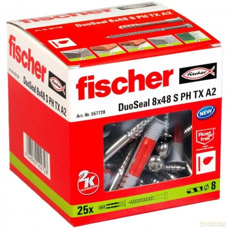 Fischer: fischer DuoSeal 8x48 S PH TX A2 2K Dźbel