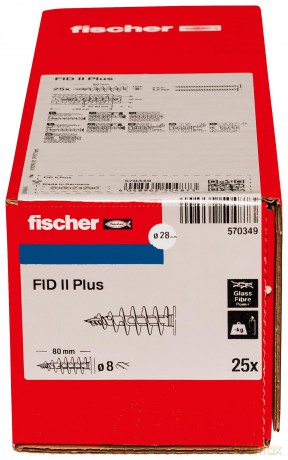 Fischer: fischer FID II Plus Dmmstoffdźbel 25 St