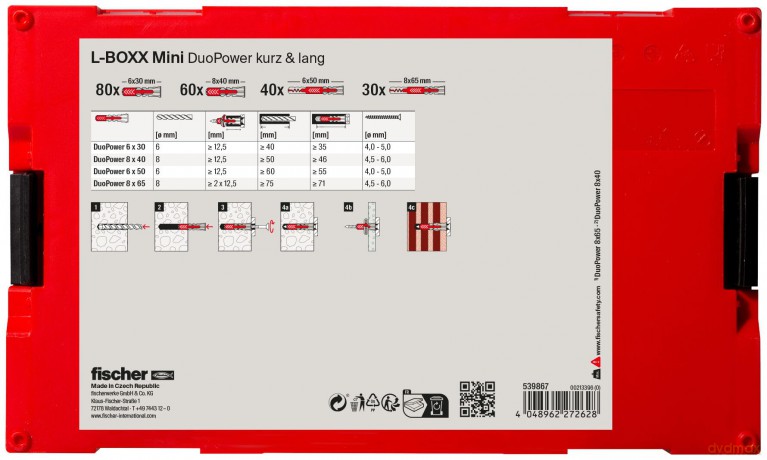 Fischer: fischer FixTainer - DuoPower kurz/lang 2