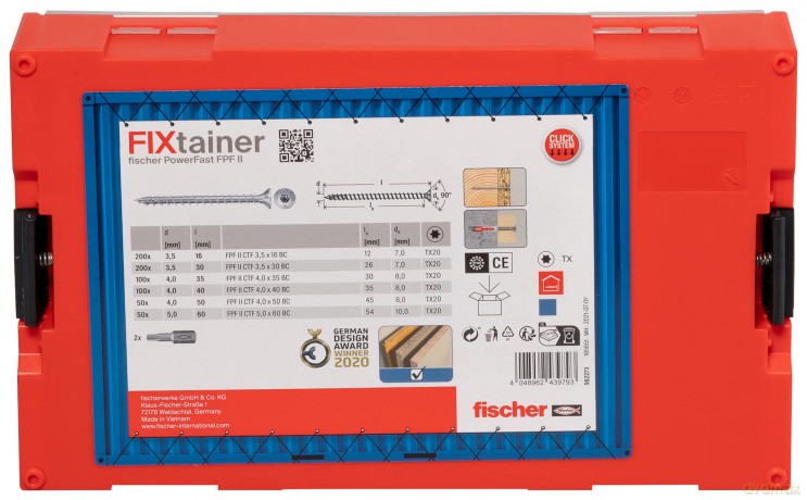 Fischer: fischer Holzbauschrauben-Sortiment FixTa