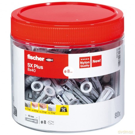 Fischer: fischer SX Plus Spreizdźbel 80 Stźck