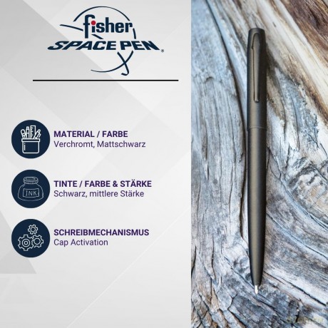 Fisher Space Penâž: fisher SPACE PEN Kugelschreiber schwarz