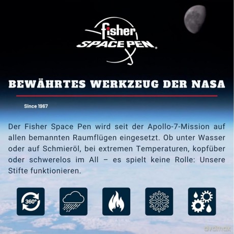 Fisher Space Penâž: fisher SPACE PEN Kugelschreiber schwarz