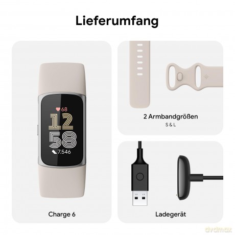 Fitbit Charge 6 weiss