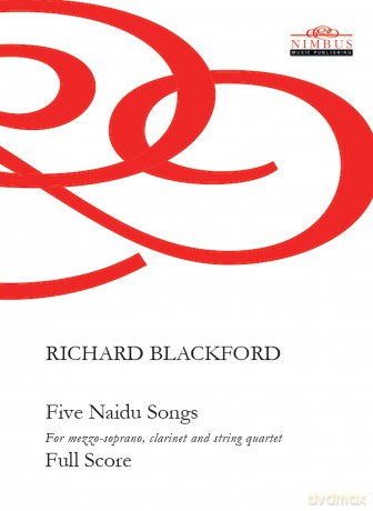 Five Naidu Songs For Mezzo Soprano [KSIĄŻKA]