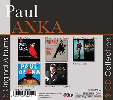 Paul Anka: 5 Original Albums [BOX] [3CD]