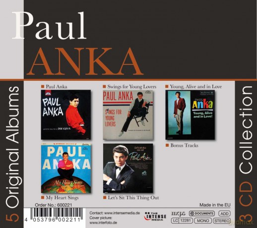 Paul Anka: 5 Original Albums [BOX] [3CD]