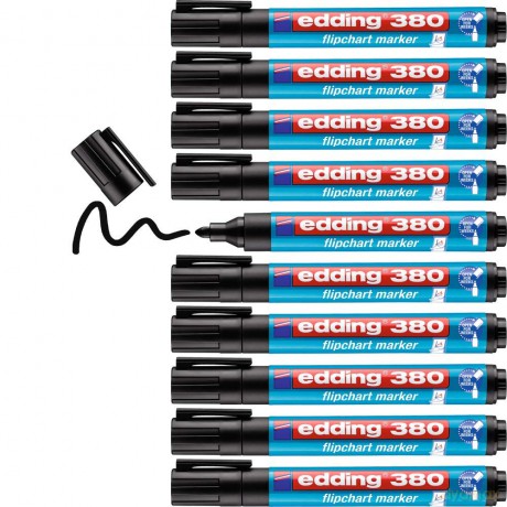 Flipchartmarker Ed380,schwarz