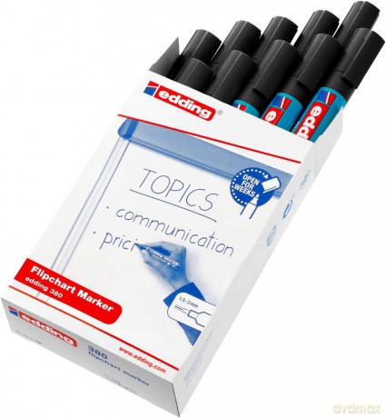 Flipchartmarker Ed380,schwarz