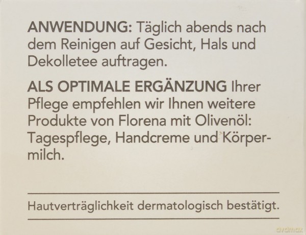Florena Olivenśl Gesichtscreme 50,0 ml