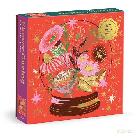 Flower Gazing 500 Piece Foil Puzzle [KSIĄŻKA]