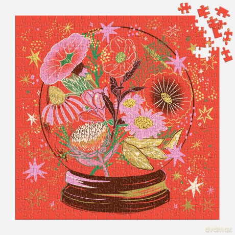 Flower Gazing 500 Piece Foil Puzzle [KSIĄŻKA]