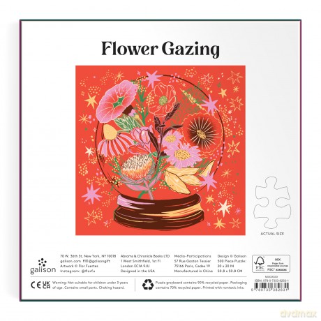 Flower Gazing 500 Piece Foil Puzzle [KSIĄŻKA]